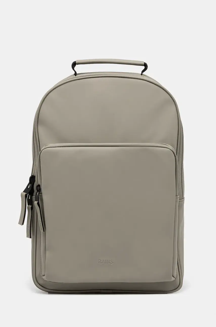 Ruksak Rains Book Daypack Large W3 zelená farba, veľký, jednofarebná, 13680