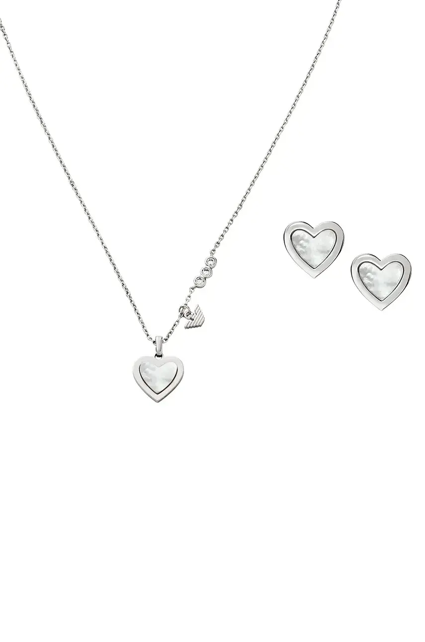 Náhrdelník a náušnice Emporio Armani SENTIMENTAL EGS3228SET