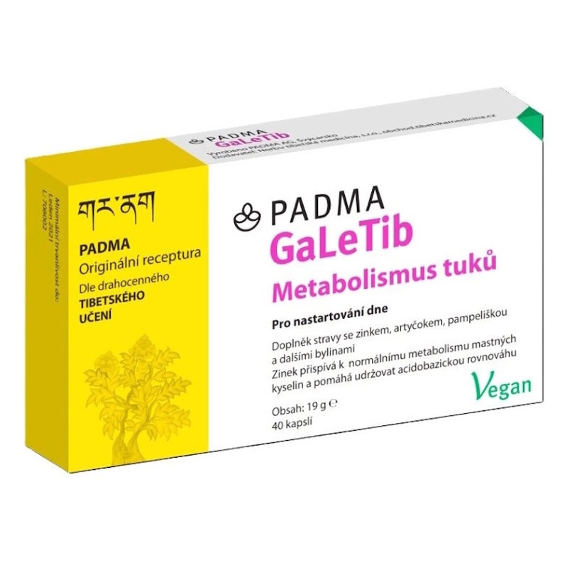 PADMA GaleTib žlčník 40 kapsúl