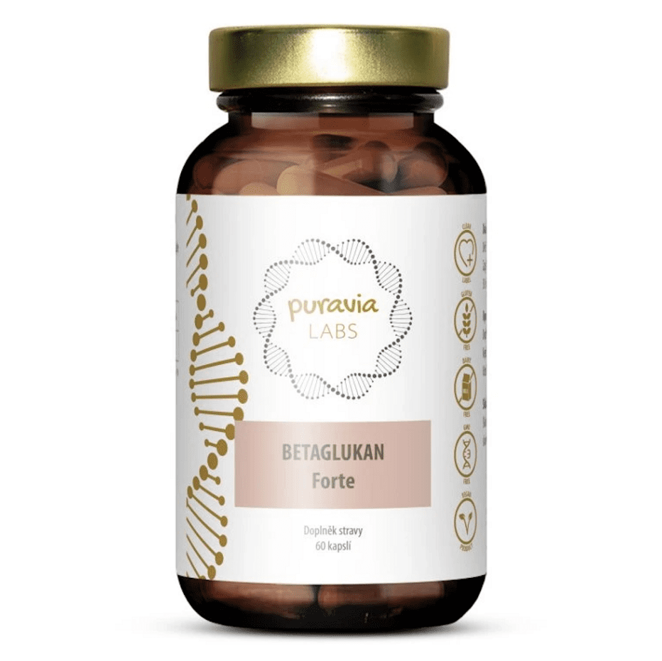 PURAVIA LABS BETAGLUKAN Forte 60 kapsúl