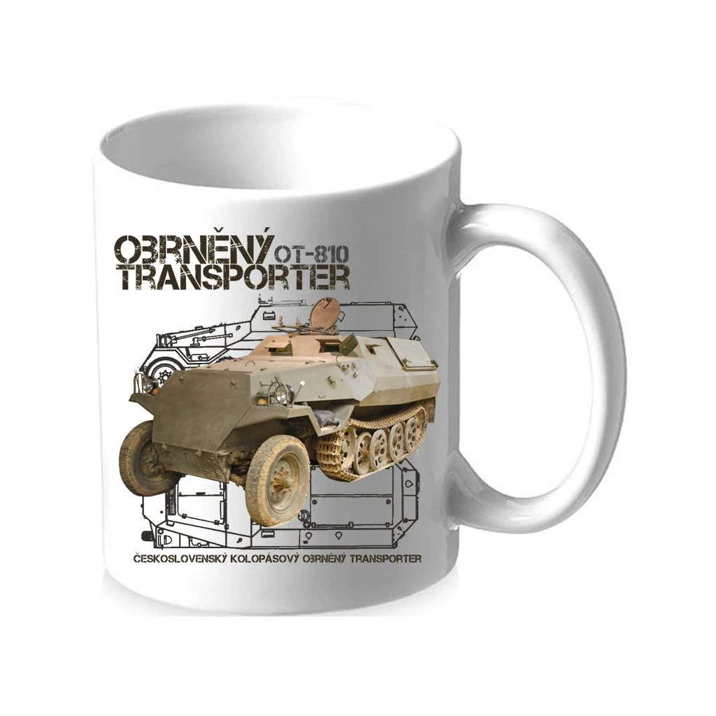 Hrnček Striker Transporter OT-810 - biely