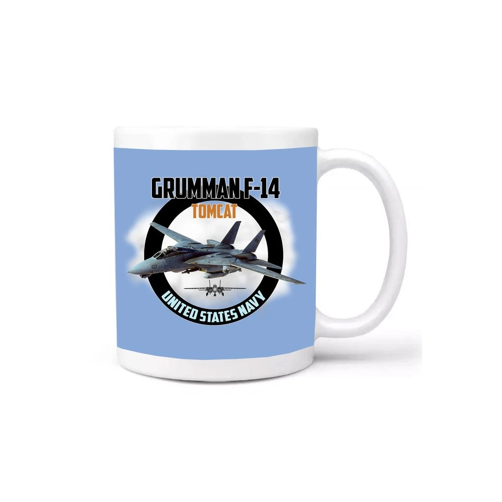 Hrnček Striker Striker F-14 Tomcat - modrý-biely