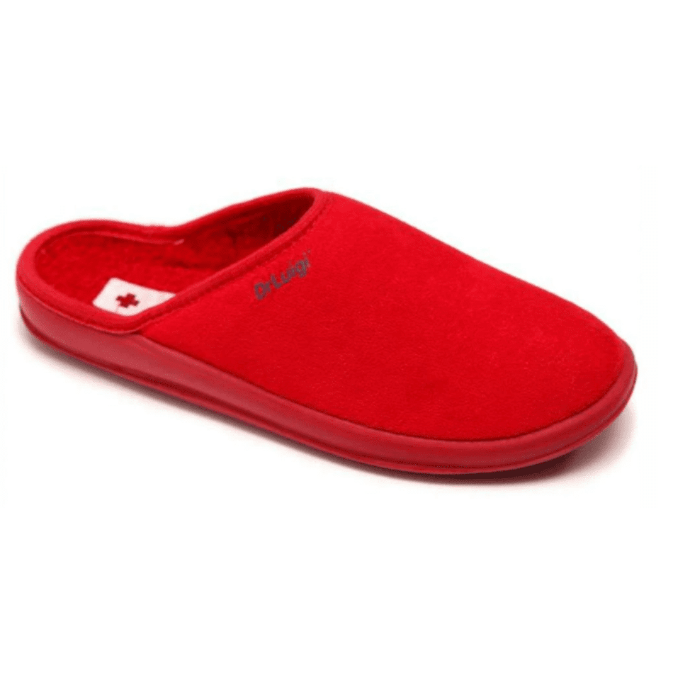 Zdravotná domáca obuv Dr. Luigi, červená, veľkosť38, 38 EU