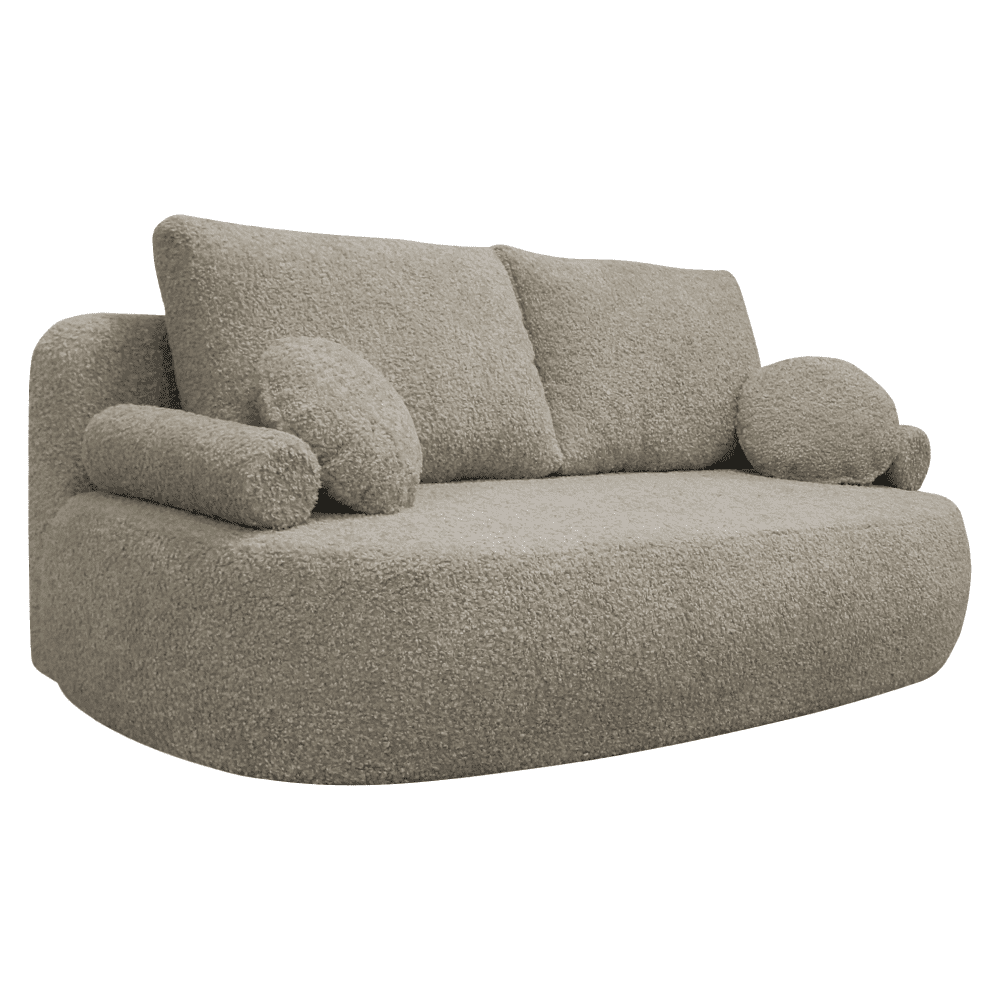 Rozkladacia pohovka, sivobéžová Taupe, ARAGON