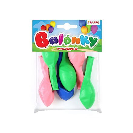 Rappa Balónik nafukovací 30 cm 6 ks v sáčku