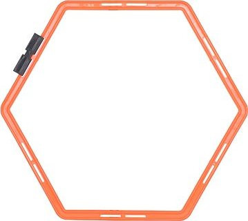 MERCO Multipack 4 ks Agility Hex preskakovací šesťuholník oranžový