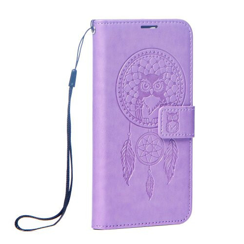 Puzdro Mezzo Book Samsung Galaxy S25 Edge, vzor dreamcatcher - fialové