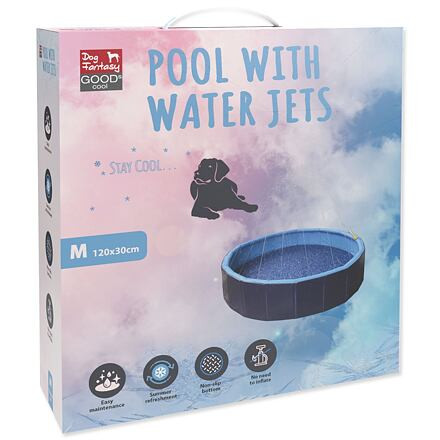 Bazének Dog Fantasy s vodními tryskami 120x30m