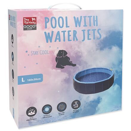 Bazének Dog Fantasy s vodními tryskami 160x30xm