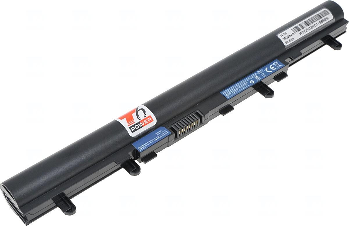 Batéria T6 Power Acer Aspire V5-431, V5-471, V5-531, E1-410, E1-510, E1-570, 2600mAh, 38Wh, 4cell