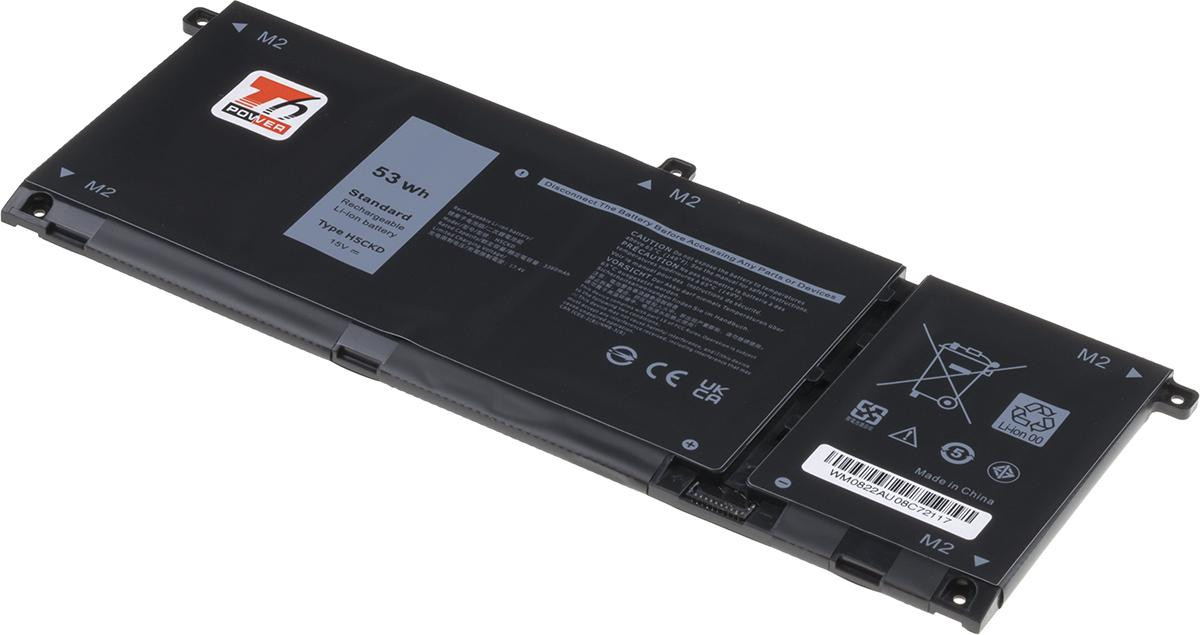 Batéria T6 Power Dell Latitude 3410, 3510, Inspiron 5501, Vostro 5401, 3530mAh, 53Wh, 4cell, Li-pol