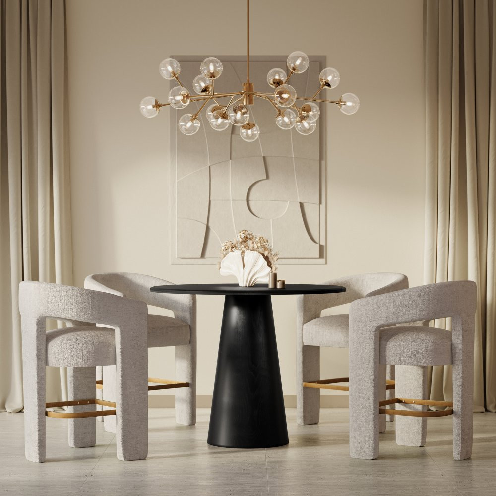 Leith LET71HN Čalúnená barová stolička