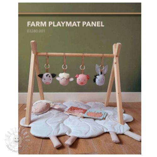 Bavlnená látka Farm playmat PANEL digital print