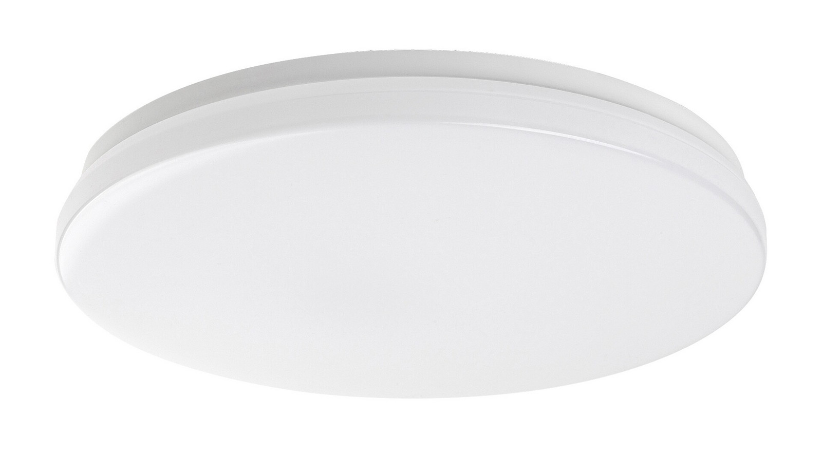 Rabalux Biele stropné LED svietidlo Lowar s pohybovým čidlom okrúhle 350mm 24W IP44 s DO Farba svetla: Teplá biela 77139