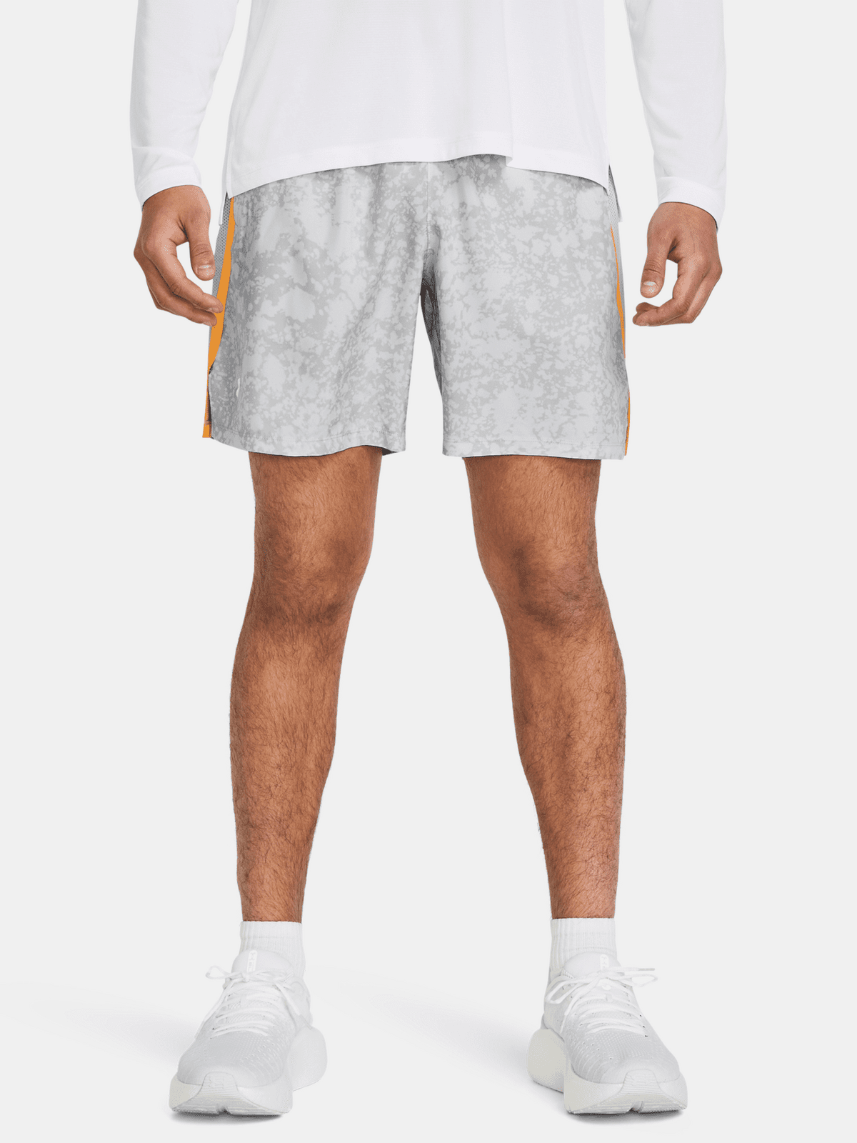 Men's shorts Under Armour UA LAUNCH 7'' UNLINED SHORTS-GRY - Men's