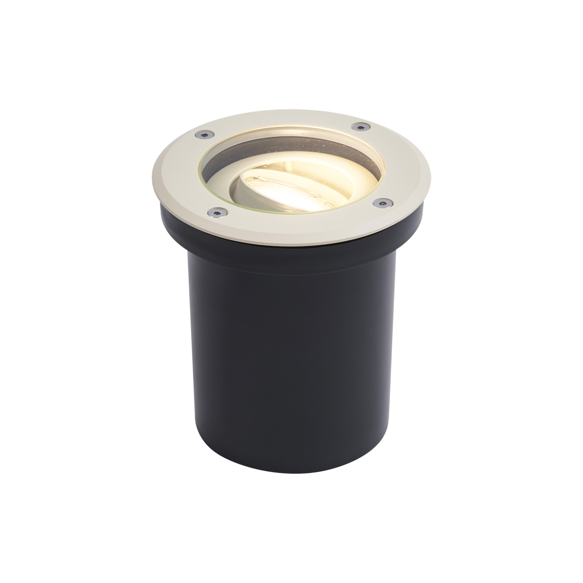 Moderné zemné bodové svietidlo sivobéžové GU10 50 mm nastaviteľné IP65 - Delux