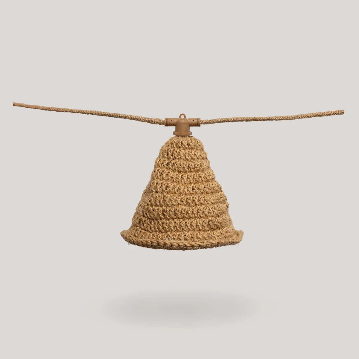 Svetelná reťaz hnedá 8 m vrátane LED 10 svetiel IP44 solárna nabíjateľná - Maro