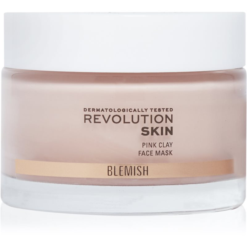 Revolution Skincare Pink Clay detoxikačná maska na tvár 50 ml