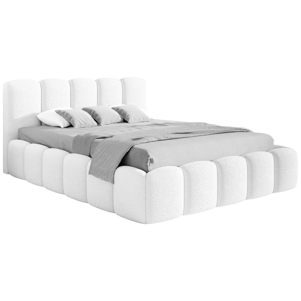 Livetastic ČALÚNENÁ POSTEĽ, 160/200 cm, textil, perleťová