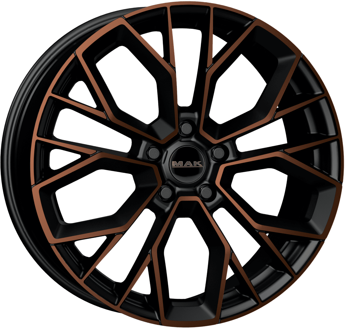 Mak STILO 7.5x18 5x114.3 ET45 BLACK & BRONZE