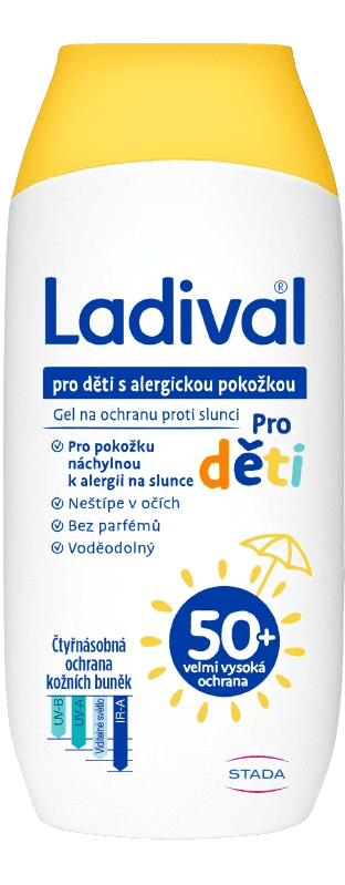 LADIVAL detská alergická pokožka gél OF50+ 200 ml