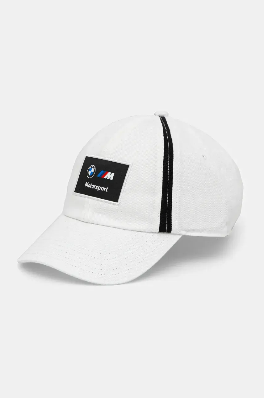 Šiltovka Puma BMW MMS HERITAGE biela farba, s nášivkou, 26049