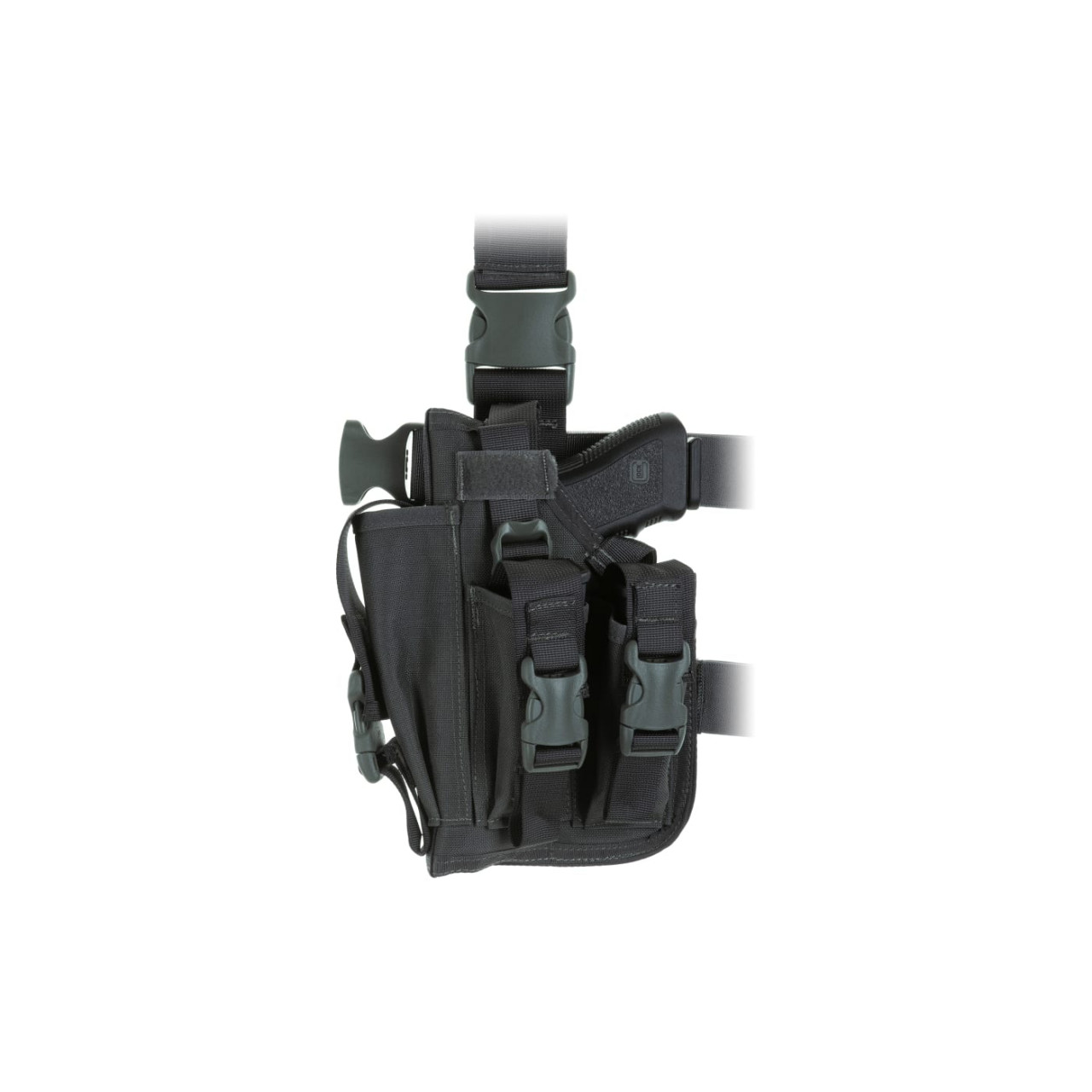 Taktický stehenný nosič Invader Gear SOF Holster pre ľavákov - sivý