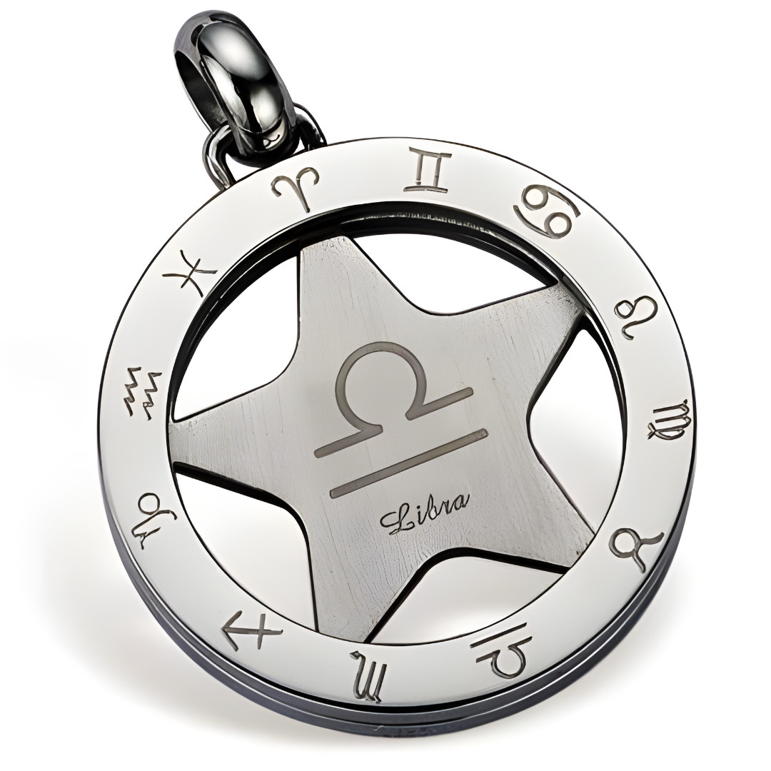 Prívesok na retiazku na krk Gaira Zodiac 3065 Váhy - strieborný
