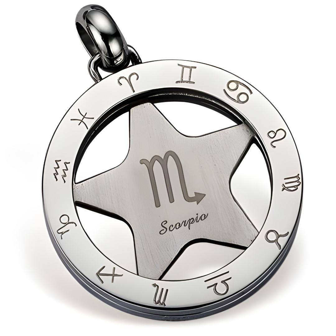 Prívesok na retiazku na krk Gaira Zodiac 3065 Škorpión - strieborný