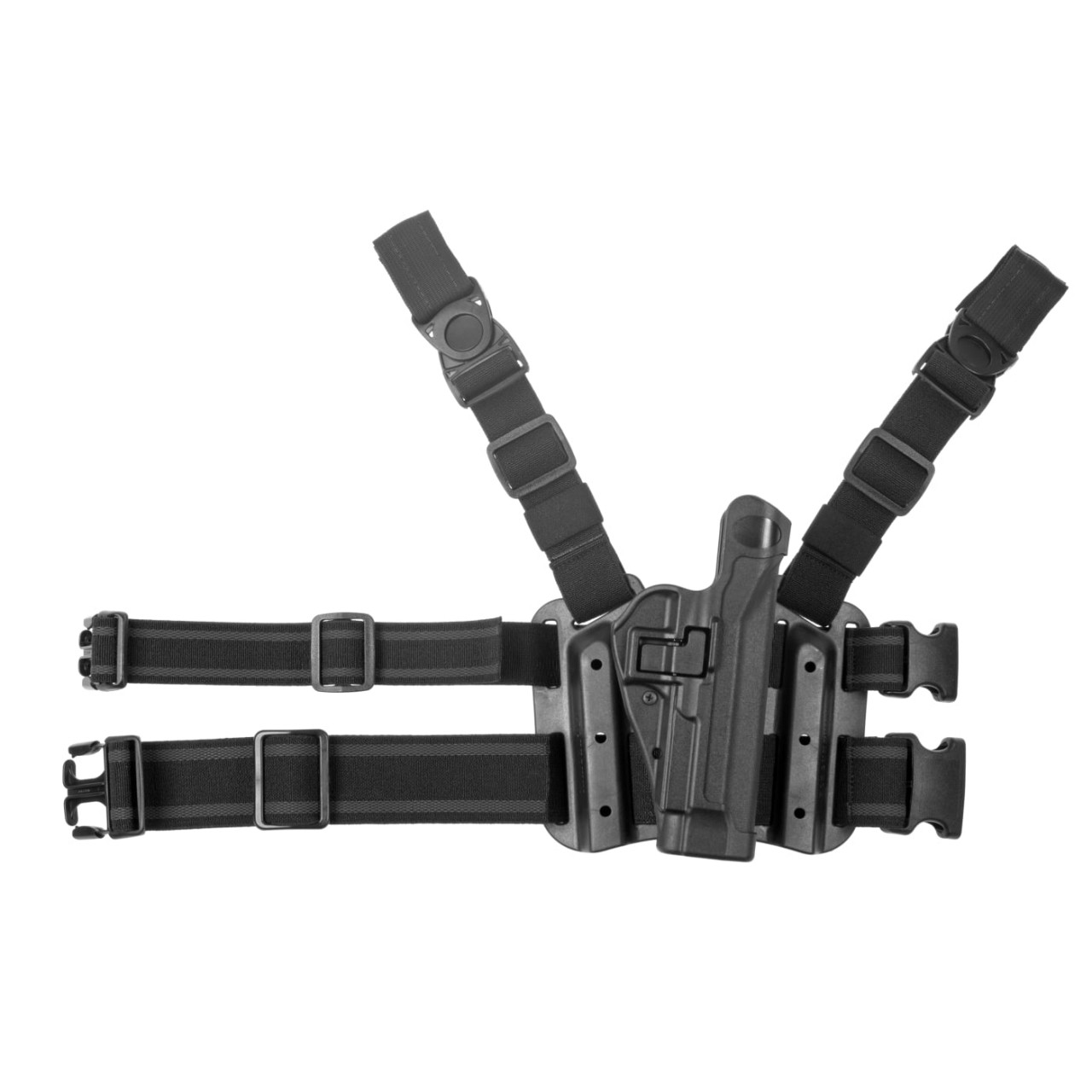 Taktický stehenný nosič s fixáciou Blackhawk SERPA Beretta 92/96/M9/M9A1 - čierny