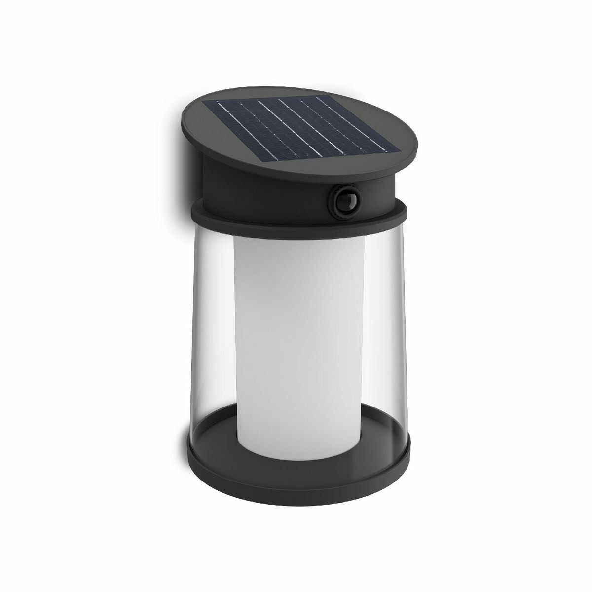 Philips Juda UltraEfficient solárne LED svietidloso senzorom čierne, 3,2 W, 500 lm, 2700 K