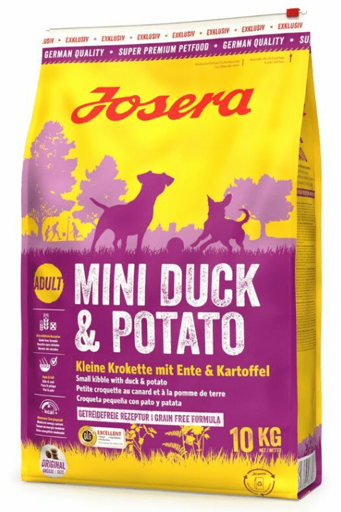 Josera Dog Mini Duck and Potato granule pre psy 10kg