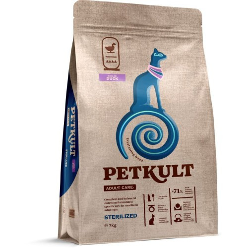 Petkult Cat Sterilised Duck - 7kg