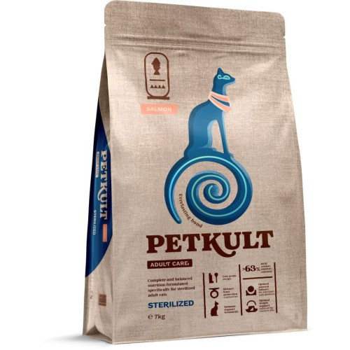 Petkult Cat Sterilised Salmon - 7kg