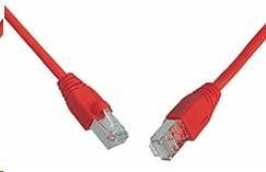 Solarix Patch kábel CAT6 SFTP PVC 0, 5m červený snag-proof C6-315RD-0, 5MB