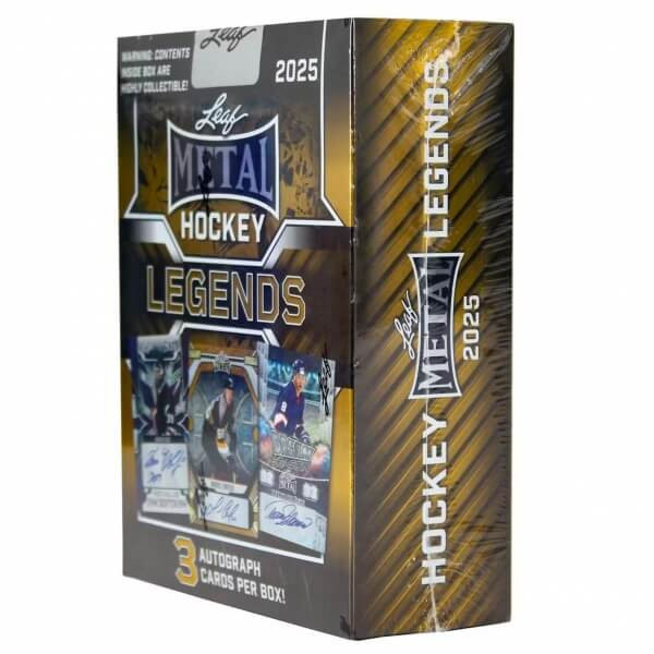 Upper Deck 2025 Leaf Metal Hockey Legends Hobby Box - hokejové karty