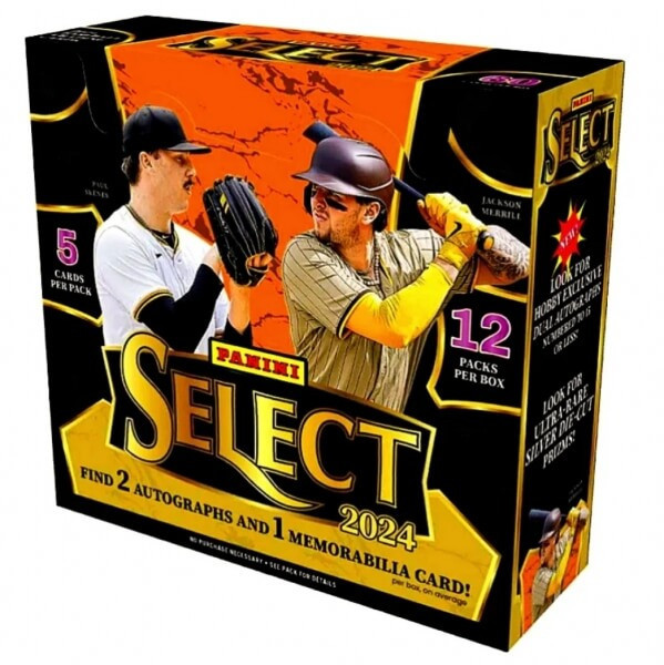 Topps 2024 Panini Select Baseball Hobby Box - karty MLB