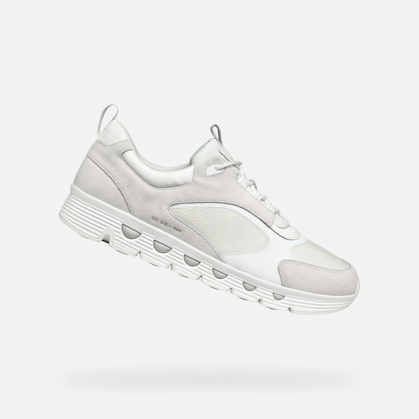 White men's sneakers Geox Spherica ECUB-4 - Men's