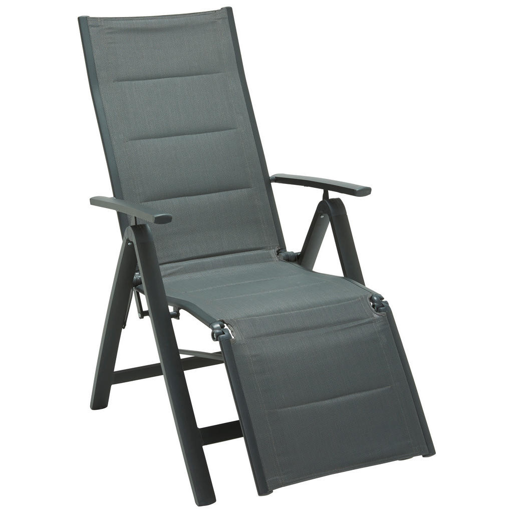 Ambia Garden ZÁHRADNÉ RELAXAČNÉ KRESLO, kov, textil
