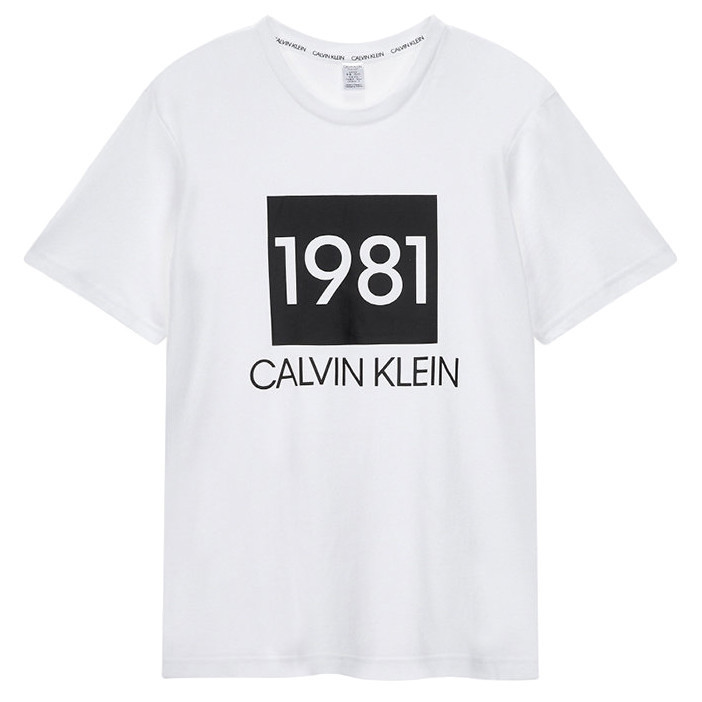 Dámske tričko s krátkym rukávom QS6343E-100 - Calvin Klein M