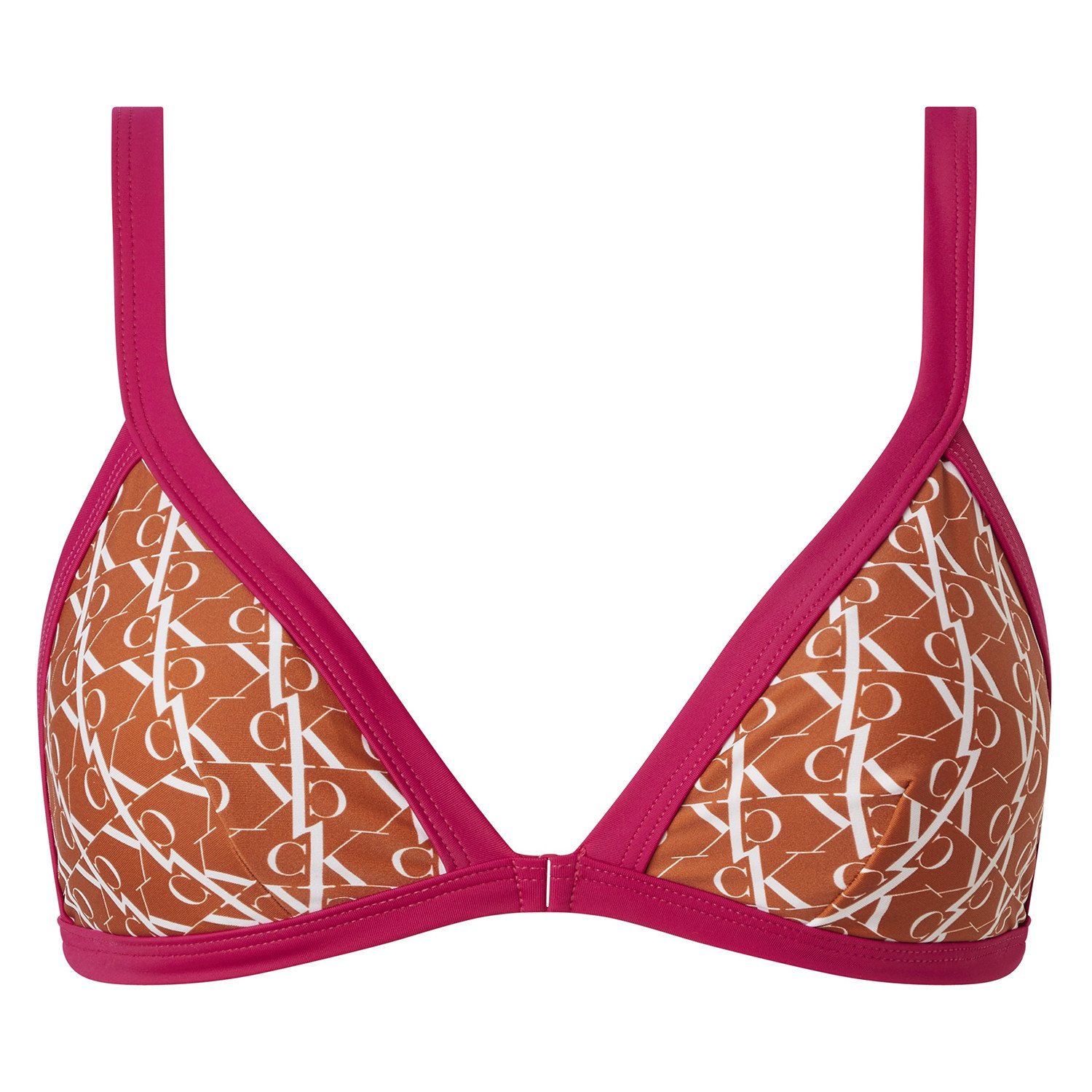 Dámsky horný diel plaviek One Monogram KW0KW01747-0HD - Calvin Klein S