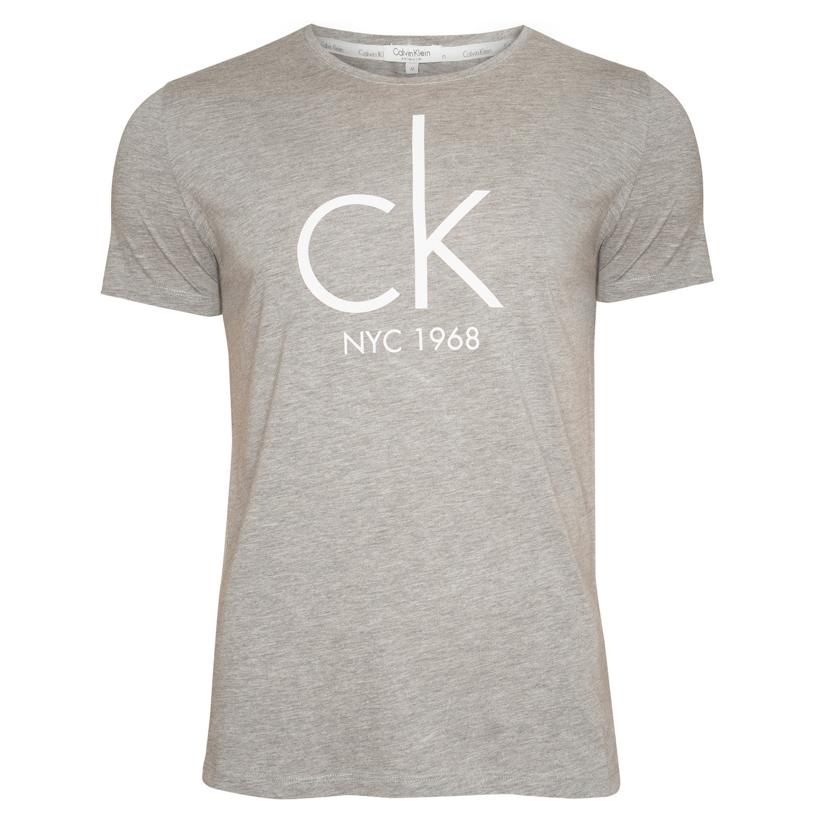 Pánske tričko s krátkym rukávom KM0KM00189-020 - Calvin Klein XL
