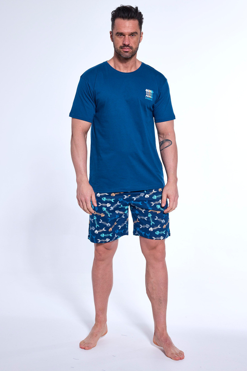 PÁNSKE PYŽAMO KR 326/170 RYBOLOV 2 granát XXL