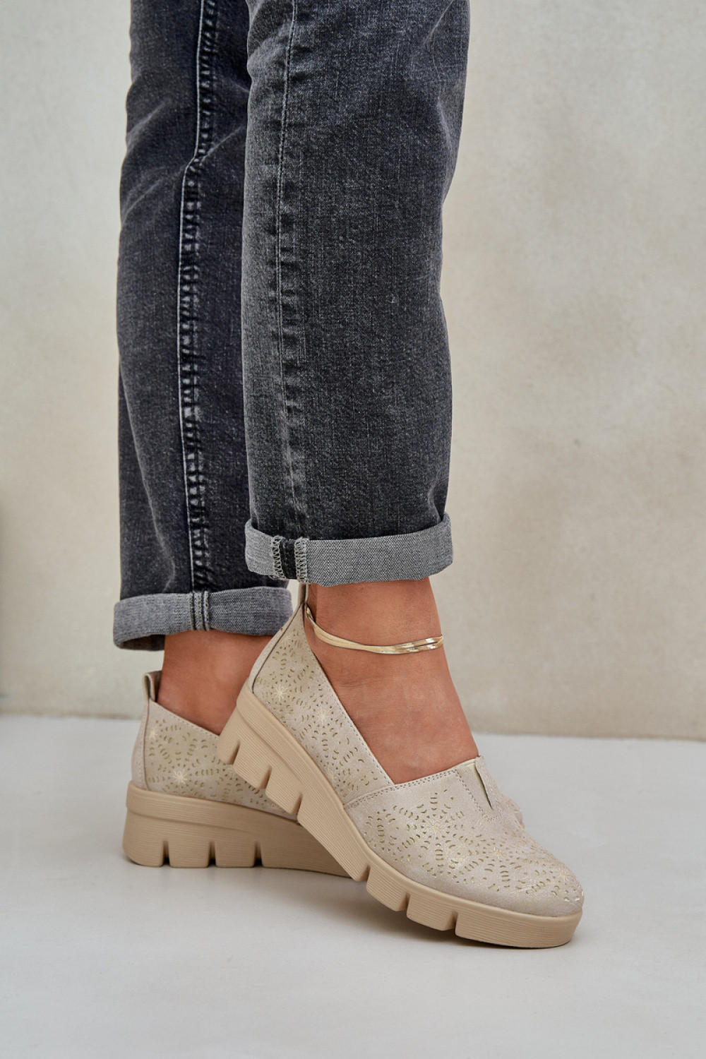 Topánky na polpäte model 208430 Step in style 39