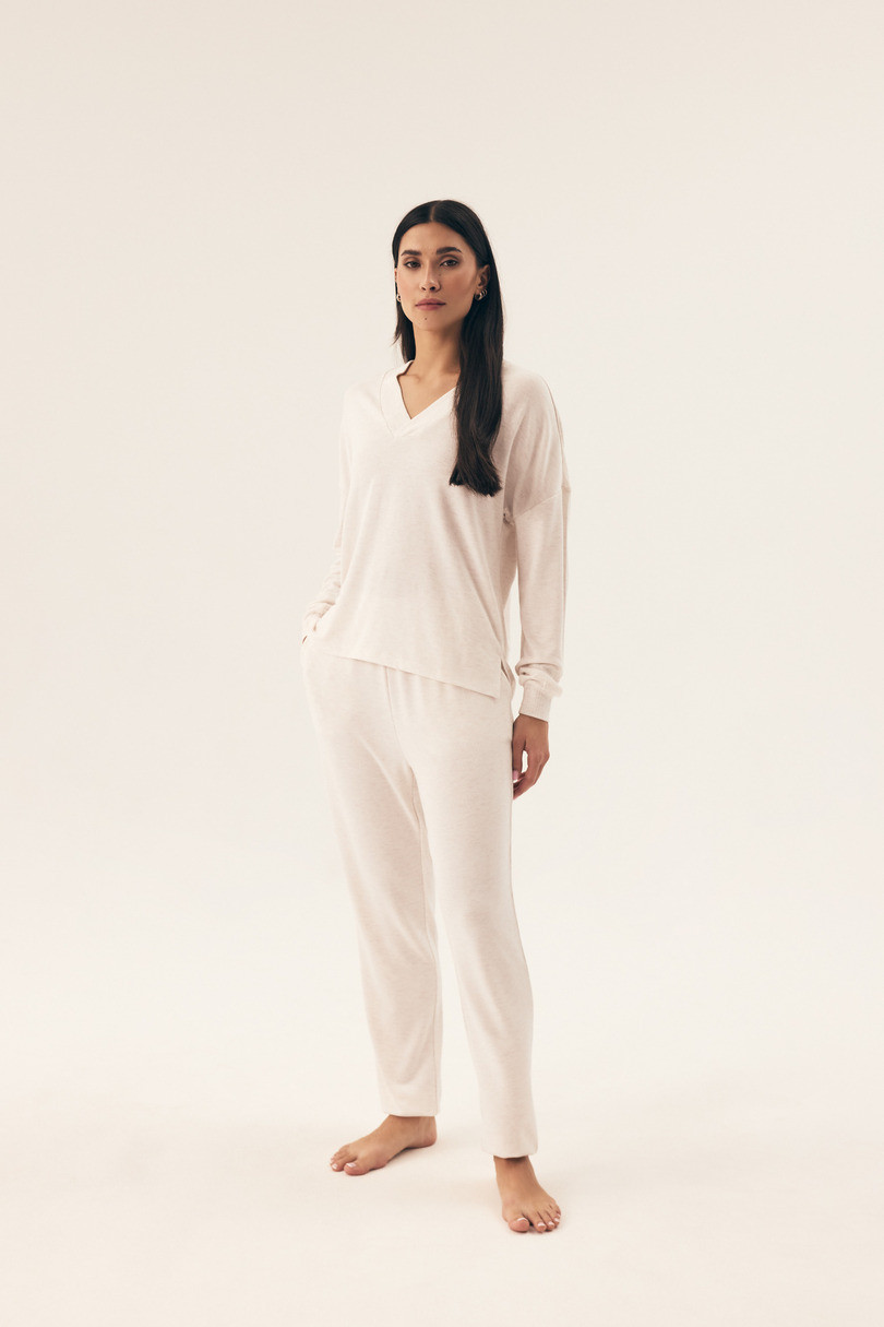 DÁMSKE DOMÁCE OBLEČENIE BOAR 43017 SS25 písek S