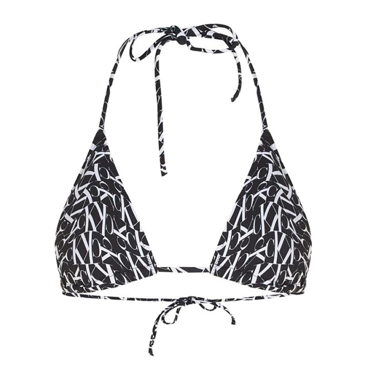 Dámsky horný diel plaviek Monogram KW0KW02079-0GL - Calvin Klein S