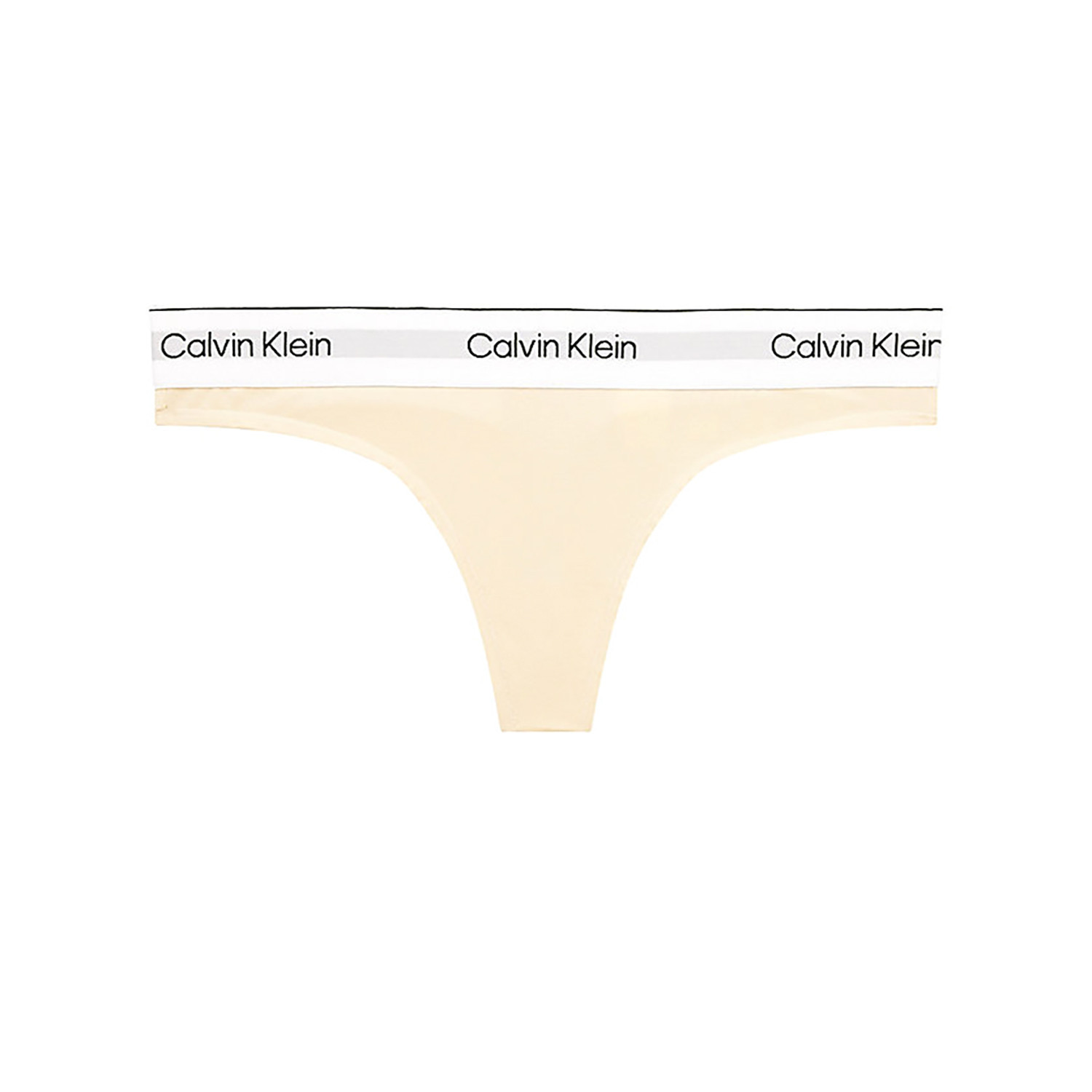 Dámske tangá Modern Cotton Nat QF7050E-ACK - Calvin Klein L