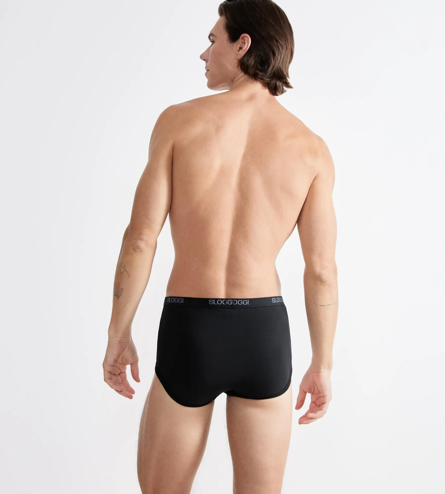 Pánske základné maxi boxerky - BLACK - black 0004 - SLOGGI BLACK 5