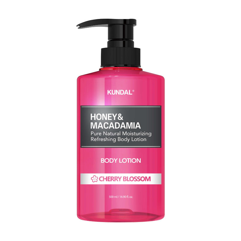 KUNDAL Honey&Macadamia Body Lotion - vyživujúce telové mlieko s vôňou čerešne 500 ml