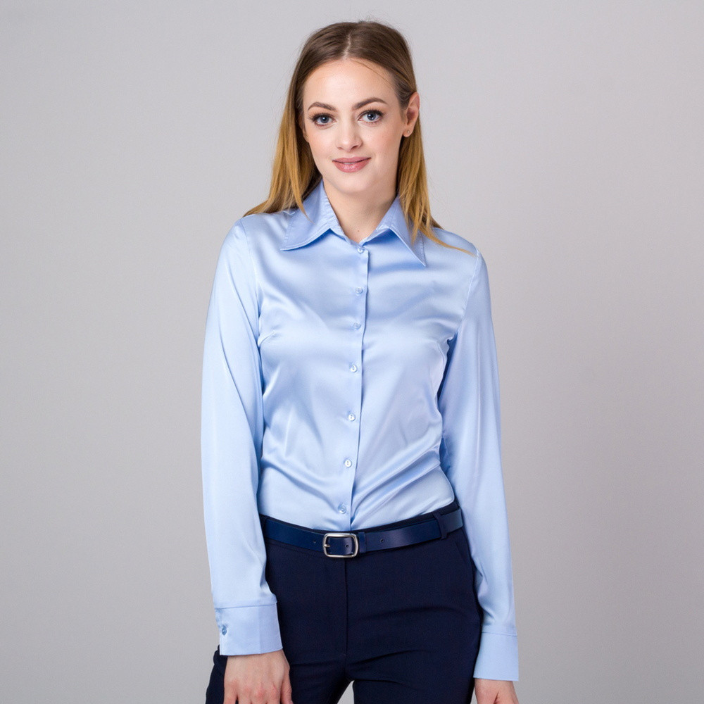 Košeľa s dlhým rukávom Willsoor Vzor 13201